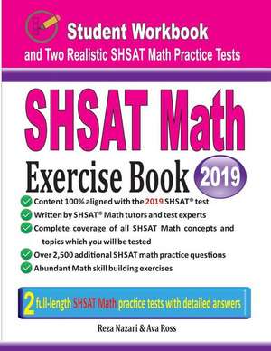 SHSAT Math Exercise Book de Reza Nazari