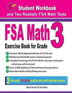 FSA Math Exercise Book for Grade 3 de Reza Nazari