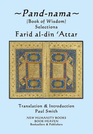 Pand-Nama de Farid Al-Din 'Attar