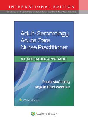 Adult-Gerontology Acute Care Nurse Practitioner de Paula McCauley