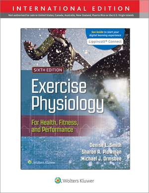 Exercise Physiology for Health Fitness and Performance de Sharon Plowman