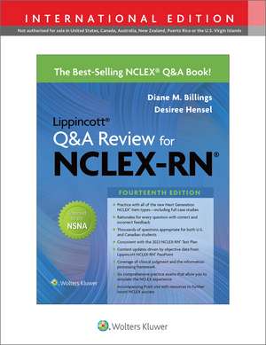 Lippincott Q&A Review for NCLEX-RN de Diane Billings