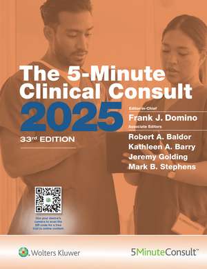 The 5-Minute Clinical Consult 2025 de Frank J Domino