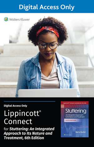 Stuttering 6e Lippincott Connect Standalone Digital Access Card de Barry Guitar