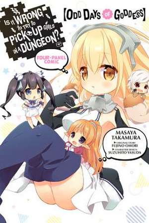 Is It Wrong to Try to Pick Up Girls in a Dungeon? Four-Panel Comic de Fujino Omori