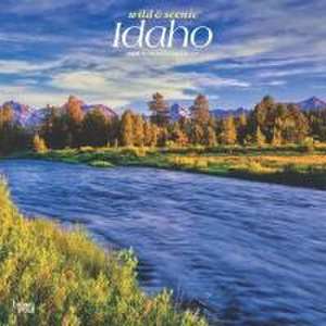 Idaho Wild & Scenic 2025 12 X 24 Inch Monthly Square Wall Calendar Plastic-Free de Browntrout