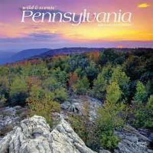 Pennsylvania Wild & Scenic 2025 12 X 24 Inch Monthly Square Wall Calendar Plastic-Free de Browntrout