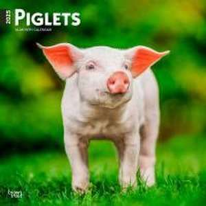 Piglets 2025 12 X 24 Inch Monthly Square Wall Calendar Plastic-Free de Browntrout