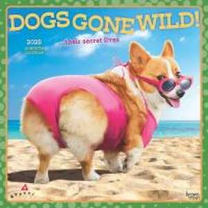 Avanti Dogs Gone Wild Official 2025 12 X 24 Inch Monthly Square Wall Calendar Plastic-Free de Browntrout