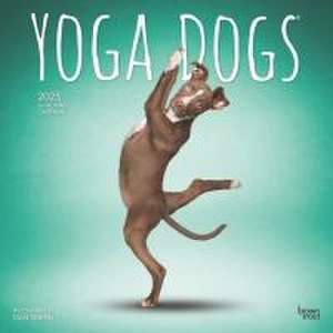 Yoga Dogs Official 2025 12 X 24 Inch Monthly Square Wall Calendar Plastic-Free de Browntrout