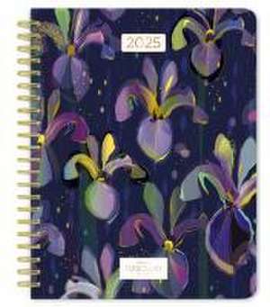 House of Turnowsky Official 2025 6 X 7.75 Inch Weekly Desk Planner Foil Stamped Cover de Browntrout