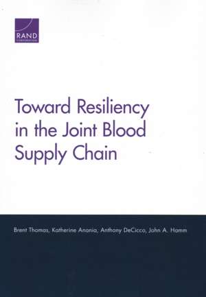 TOWARD RESILIENCY IN THE JOINTPB de John A Hamm