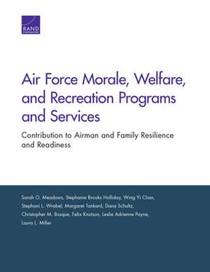 AIR FORCE MORALE WELFARE AND RPB de Laura L. Miller