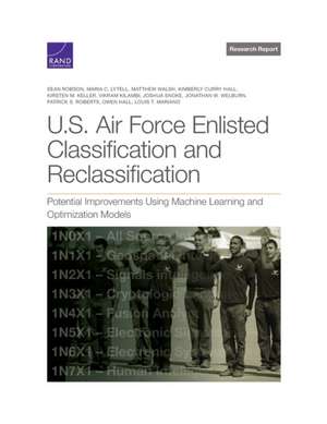 U.S. Air Force Enlisted Classification and Reclassification de Sean Robson