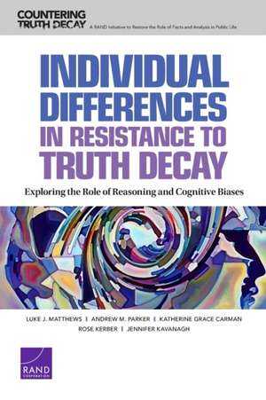 Individual Differences in Resistance to Truth Decay de Luke J Matthews