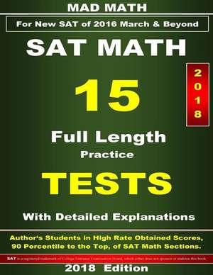 2018 New SAT Math 15 Tests de John Su