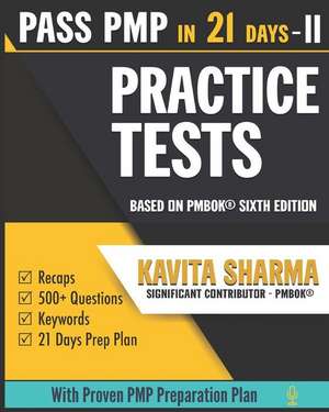 PMP Practice Tests de Kavita Sharma