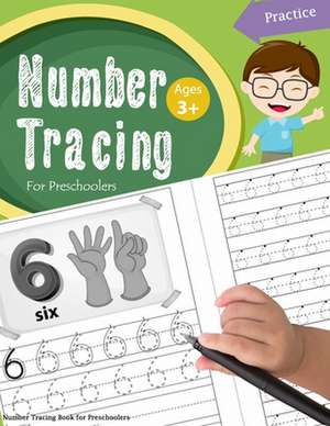 Number Tracing Book for Preschoolers de Handwriting Workbook