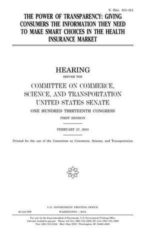 The Power of Transparency de United States Congress