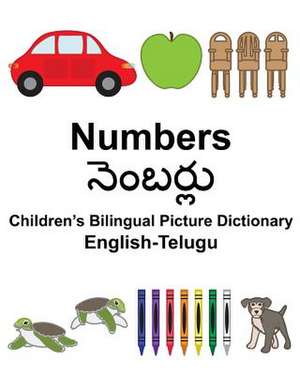 English-Telugu Numbers Children's Bilingual Picture Dictionary de Richard Carlson Jr