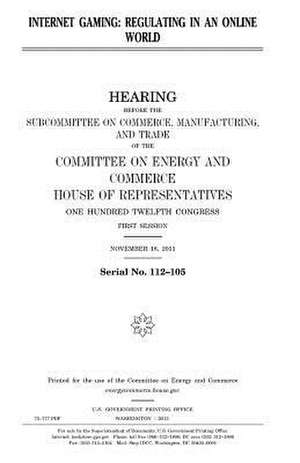 Internet Gaming de United States Congress