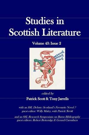 Studies in Scottish Literature 43 de Patrick Scott