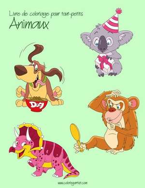 Livre de Coloriage Pour Tout-Petits Animaux 4 de Nick Snels