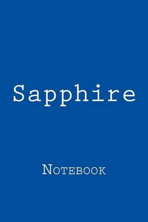 Sapphire de Wild Pages Press