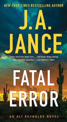 Fatal Error de J. A. Jance