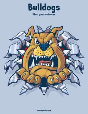 Bulldogs Libro Para Colorear 1 de Nick Snels