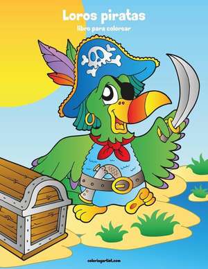 Loros Piratas Libro Para Colorear 1 de Nick Snels