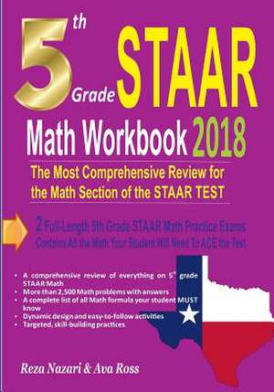 5th Grade Staar Math Workbook 2018 de Reza Nazari