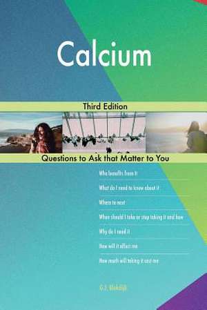 Calcium; Third Edition de Blokdijk, G. J.
