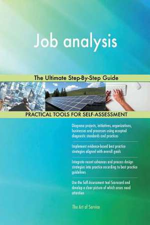 Job Analysis de Blokdyk, Gerardus