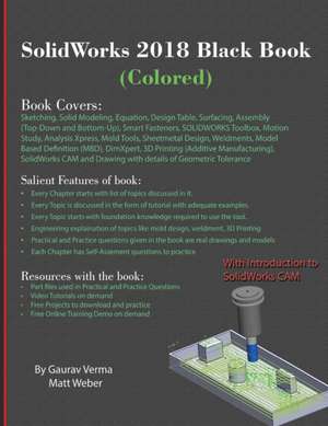 SolidWorks 2018 Black Book (Colored) de Gaurav Verma