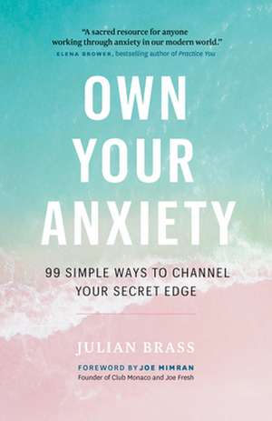 Own Your Anxiety: 99 Simple Ways to Channel Your Secret Edge de Julian Brass