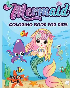 Mermaid Coloring Book for Kids Ages 4-8 de Amazing Activity Press