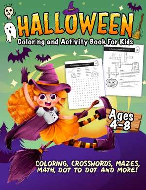 Coloring and Activity Book - Halloween Edition de Harper Hall