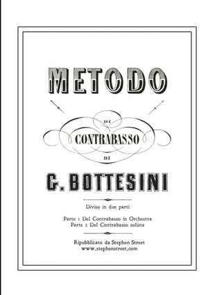 Metodo di Contrabasso de Giovanni Bottesini