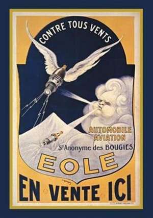 Carnet Blanc, Affiche Bougies Eole Automobile de Philippe Kauffmann