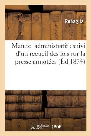 Manuel administratif de Robaglia