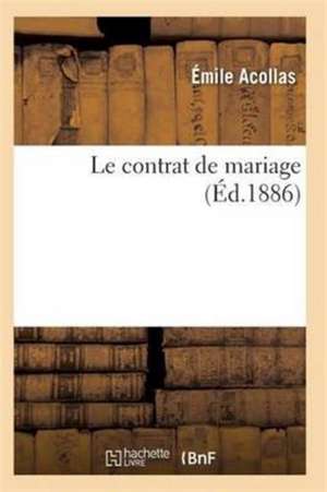 Le contrat de mariage de Tbd