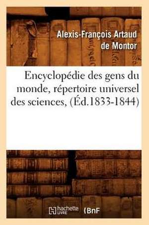 Encyclopedie Des Gens Du Monde, Repertoire Universel Des Sciences, (Ed.1833-1844) de Sans Auteur