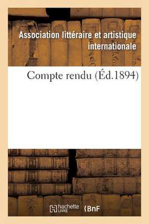 Compte Rendu de Association Litteraire