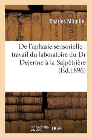 de L'Aphasie Sensorielle