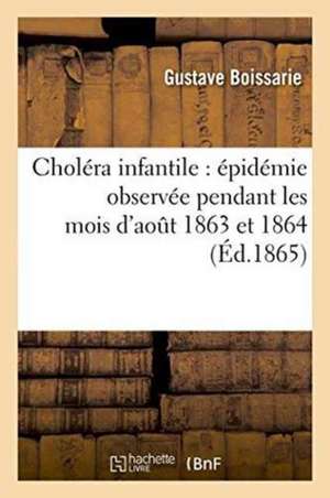 Choléra infantile de Gustave Boissarie
