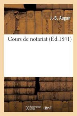 Cours de Notariat de Augan