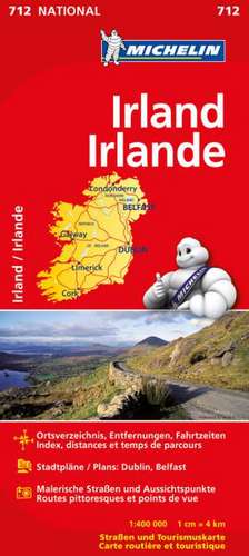 Michelin Nationalkarte Irland 1 : 400 000