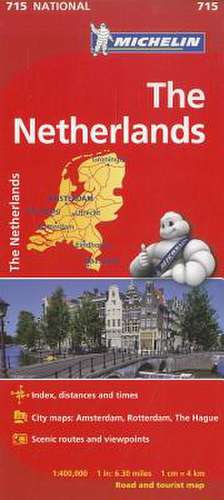 Michelin the Netherlands Road and Tourist Map de Michelin Travel & Lifestyle