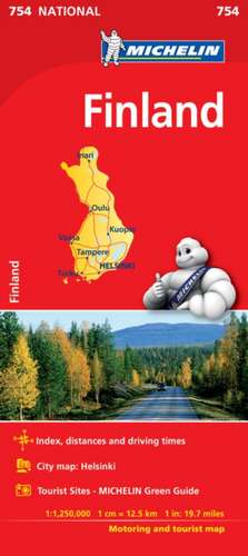 Finland - Michelin National Map 754 de Michelin